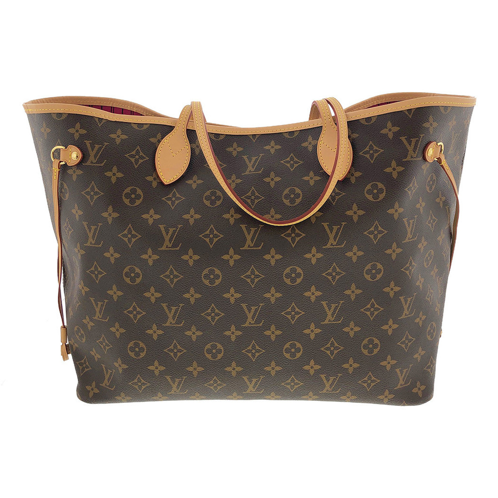 Louis Vuitton Neverfull GM Monogram Hand Shoulder Bag Brown